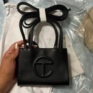 Telfar Small Black Shopping Bag